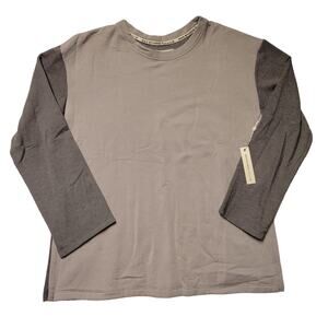 NWT Max Studio Performance Sonoran Tunic‎ Women's Size L Color Block Side Slits